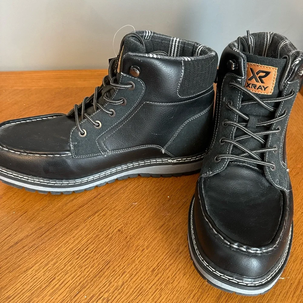 XRay Bevyn Men's Black Leather Boots New size 13